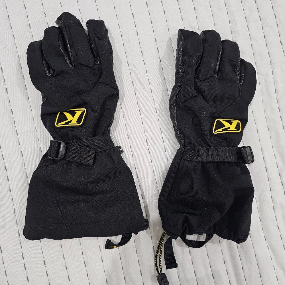 KLIM Gore-Tex Grip Winter Gloves – Black – Size M mens